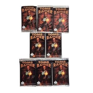 Tomb Raider TCG Lot Of 8 Booster Packs Core Design 1999 Brand New